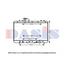 320056N AKS DASIS Радиатор, охлаждение двигателя
