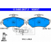 13.0460-2837.2 ATE Комплект тормозных колодок, дисковый тормоз