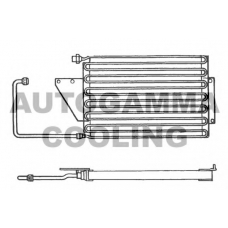 101592 AUTOGAMMA Конденсатор, кондиционер