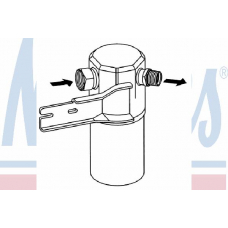95263 NISSENS Осушитель, кондиционер