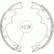 4188.01 ROADHOUSE Комплект тормозных колодок