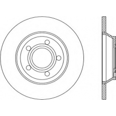 BDR1042.10 OPEN PARTS Тормозной диск