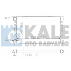 139500 KALE OTO RADYATOR Радиатор, охлаждение двигателя