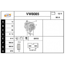 VW8085 SNRA Генератор