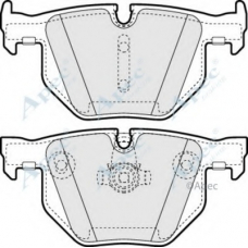 PAD1344 APEC Комплект тормозных колодок, дисковый тормоз