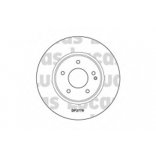 DF2779 TRW Тормозной диск