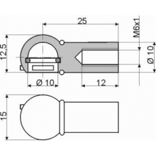 LIP128096 QUINTON HAZELL Упругий элемент, крышка багажника / помещения для 