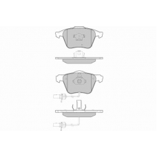 12-1150 E.T.F. Комплект тормозных колодок, дисковый тормоз