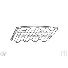 C760-02 ASHUKI Ремень ГРМ