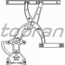 110 557 TOPRAN Подъемное устройство для окон