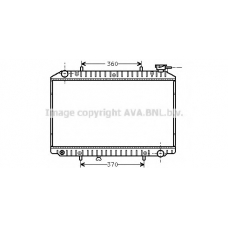 DNA2151 AVA Радиатор, охлаждение двигателя