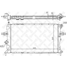 10-25268-SX STELLOX Радиатор, охлаждение двигателя