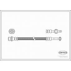 19035895 CORTECO Тормозной шланг