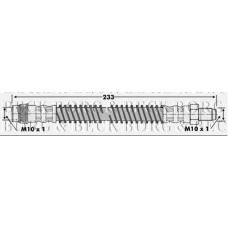 BBH6277 BORG & BECK Тормозной шланг