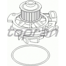 100 140 TOPRAN Водяной насос