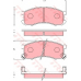 GDB7099 TRW Комплект тормозных колодок, дисковый тормоз
