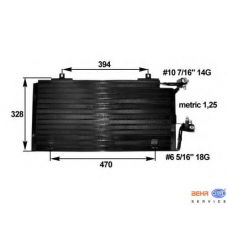 8FC 351 035-611 HELLA Конденсатор, кондиционер