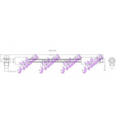 H5659Q Brovex-Nelson Тормозной шланг