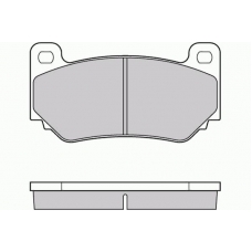 12-1104 E.T.F. Комплект тормозных колодок, дисковый тормоз