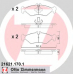 21621.170.1 ZIMMERMANN Комплект тормозных колодок, дисковый тормоз