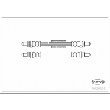 19026869 CORTECO Тормозной шланг