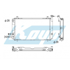 PA020130 KOYO P-tank corrugate-fin ass'y