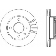 BDA1167.20 OPEN PARTS Тормозной диск