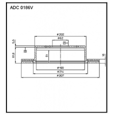 ADC 0186V Allied Nippon Гидравлические цилиндры