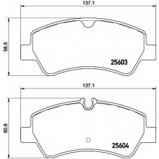 8DB 355 020-721 HELLA Комплект тормозных колодок, дисковый тормоз