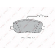 BD2212 LYNX Bd-2212 колодки тормозные передние citroen c8 2.0-2.2d 02] / jumpy 1.9d-2.0d 00], fiat scudo 1.9d-2.