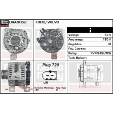 DRA0052 DELCO REMY Генератор