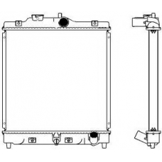 2212-1003 SAKURA  Automotive Радиатор, охлаждение двигателя