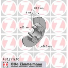 470.2417.00 ZIMMERMANN Тормозной диск