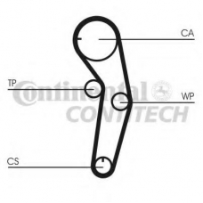 CT1053 CONTITECH Ремень ГРМ