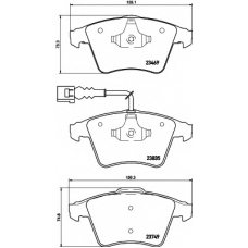 8DB 355 021-221 HELLA PAGID Комплект тормозных колодок, дисковый тормоз