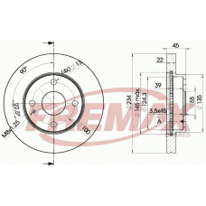 BD-3255 FREMAX Тормозной диск