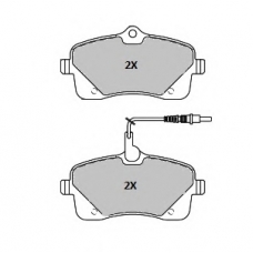 FBP-1860 FREMAX Комплект тормозных колодок, дисковый тормоз