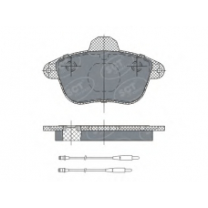 SP 295 PR SCT Комплект тормозных колодок, дисковый тормоз