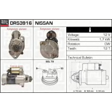 DRS3916 DELCO REMY Стартер
