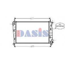 090086N AKS DASIS Радиатор, охлаждение двигателя