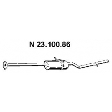 23.100.86 EBERSPACHER Глушитель выхлопных газов конечный