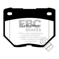 DP826 EBC Brakes Колодки тормозные