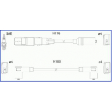 134766 Huco Комплект проводов зажигания