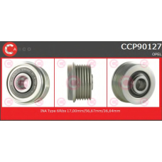 CCP90127 CASCO Ременный шкив, генератор