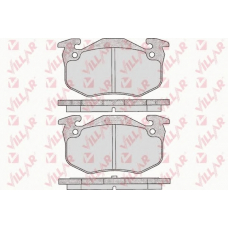 626.0275 VILLAR Комплект тормозных колодок, дисковый тормоз
