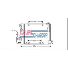 0620501 KUHLER SCHNEIDER Конденсатор, кондиционер