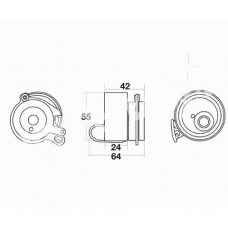 ITB-6423 IPS Parts Устройство для натяжения ремня, ремень грм