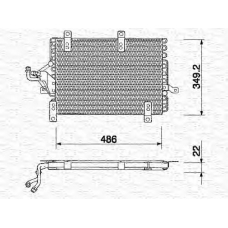 350203124000 MAGNETI MARELLI Конденсатор, кондиционер