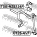 TSB-NZE124F FEBEST Опора, стабилизатор