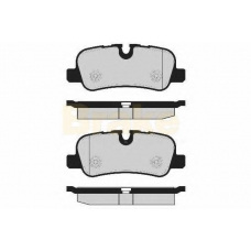 PA1673 BRAKE ENGINEERING Комплект тормозных колодок, дисковый тормоз